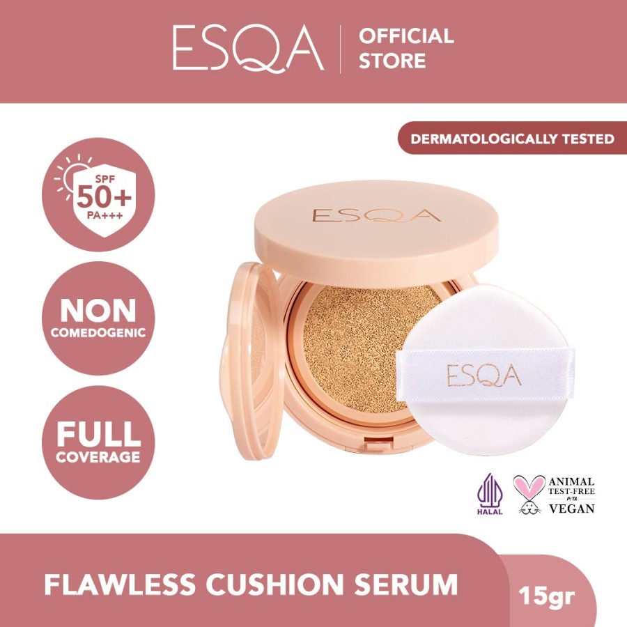 ESQA Flawless Cushion Serum SPF 50+ PA+++