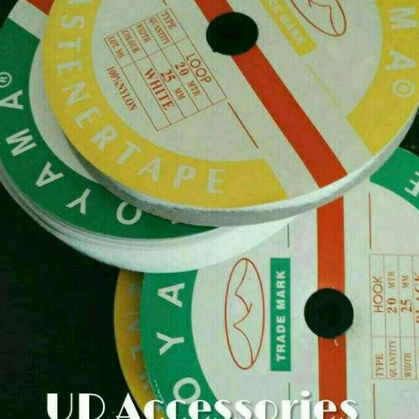 

Ready Stock Perekat / nylon tape /velcro 1" (2,5cm) 20meter 34