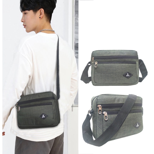 Tas Slempang bahu Kecil Pria / Wanita Crossbody bag APPA7042 Multi-Fungsional Kasual Messenger