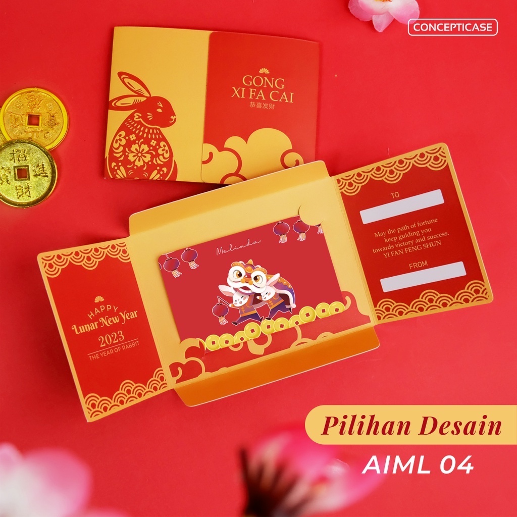 ANGPAO FLAZZ BCA/E-MONEY/BRIZZI/TAPCASH IMLEK CHINESE NEW YEAR UV PRINT CUSTOM