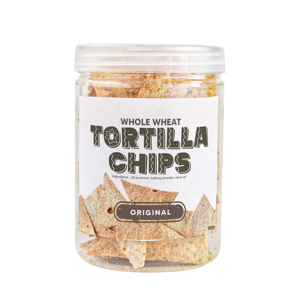 Whole Wheat Tortilla Chips 100 Gr