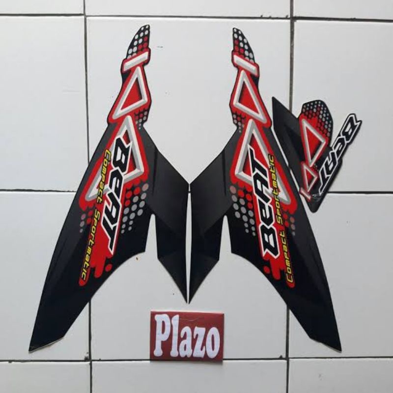 Striping beat karbu hitam murah