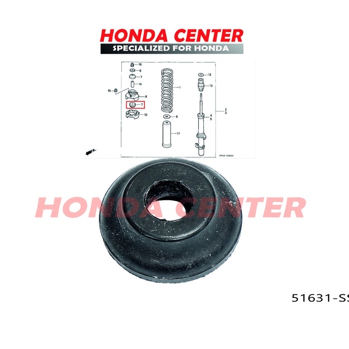 karet support shock breaker karet bantalan shock breaker civic nouva nova lx grand genio estilo ferio accord prestige maestro cielo vti vtil cm5 cp2 odyssey ra6 ra8 rb1 rb2 rb3  crv old gen1 2000 2001