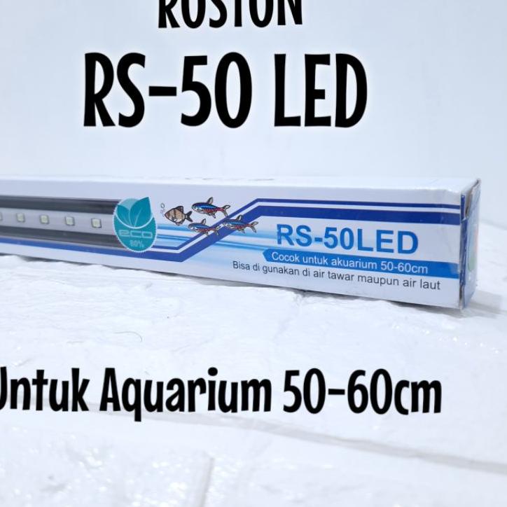 Recomend 라마 Lampu Aquarium Roston RS 50 LED GARANSI PECAH Lampu Celup Aquarium Aquascape untuk tank 
