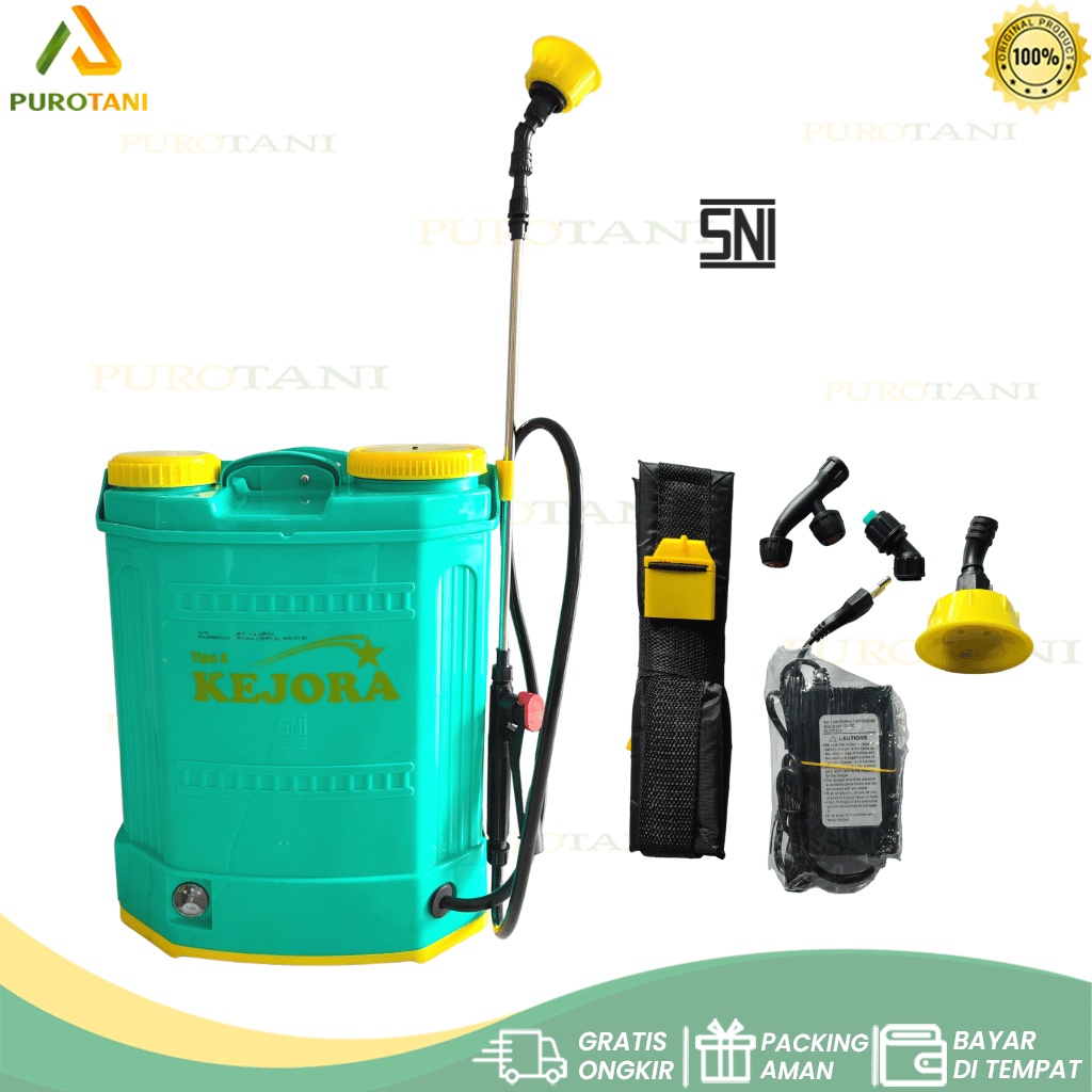 Tangki Semprot Hama Kejora Knapsack Sprayer Elektric 16L CBA