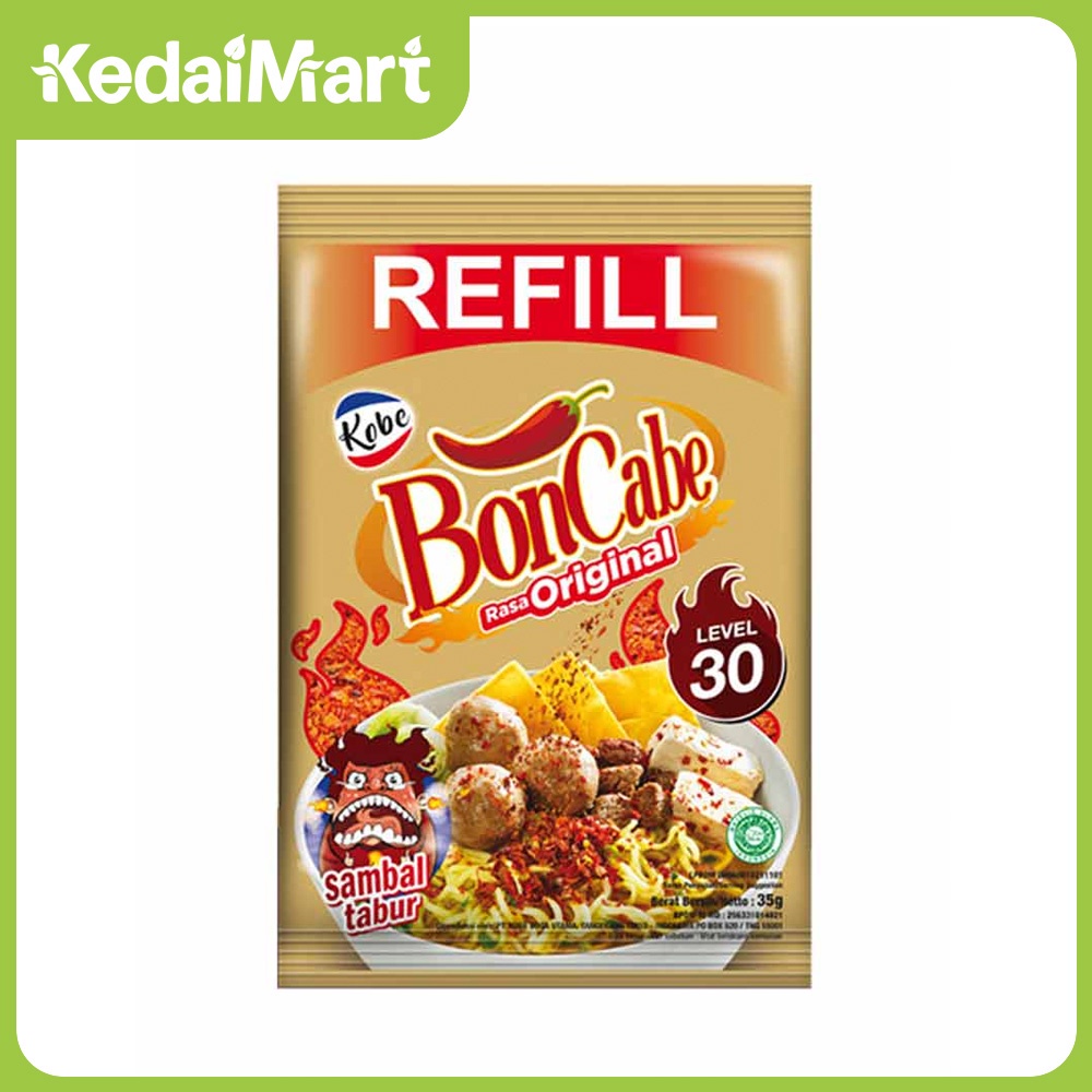 

Boncabe Sambal Tabur Original Lv 30 35 Gram