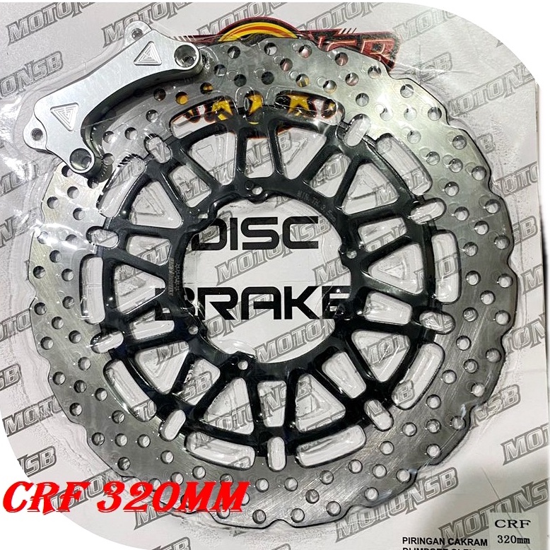 PIRINGAN LEBAR CRF 150CC UKURAN 320MM DISC BRAKE DEPAN HONDA CRF 150CC MOTONSB