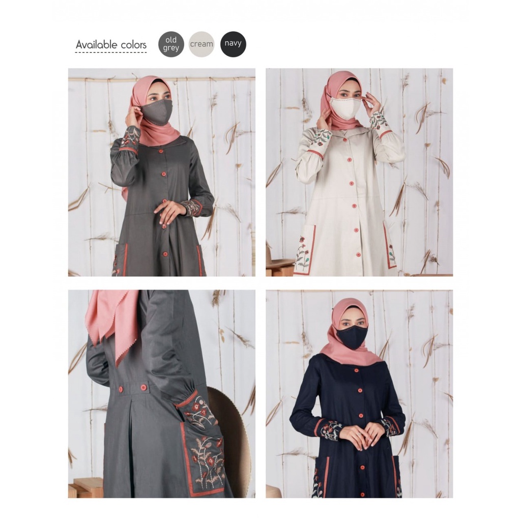 A220910 Abaya Dewasa By Rumah Dannis Size XS - XXL