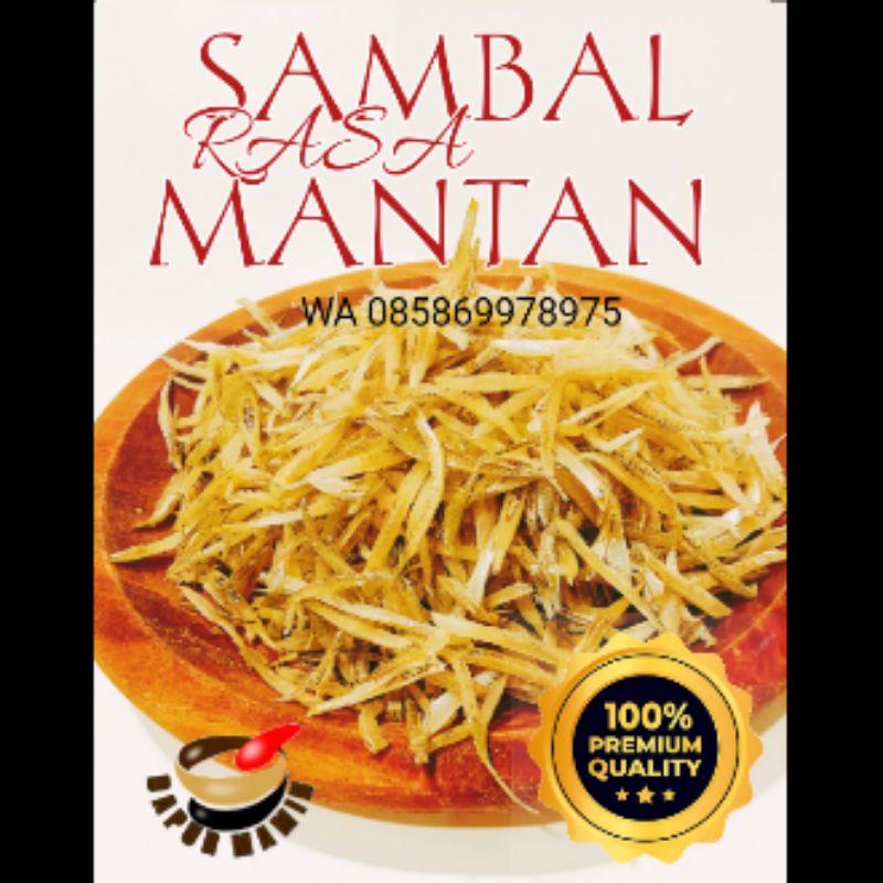 

Sambal teri medan rasa pedas manis asin mantan ukuran kecil 180gr