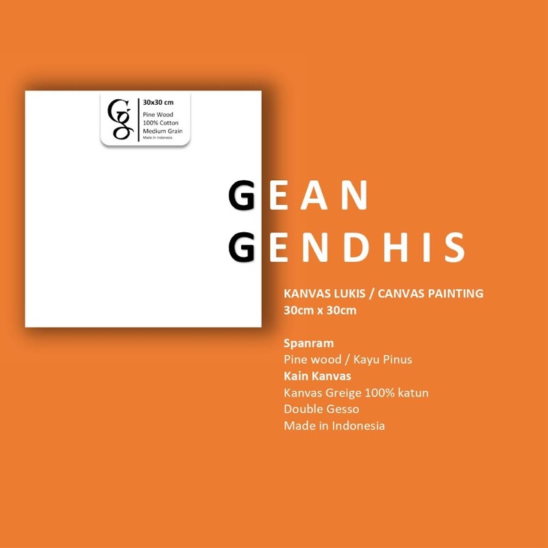 

KANVAS LUKIS 30x30 cm | CANVAS PAINTING | Gean Gendhis