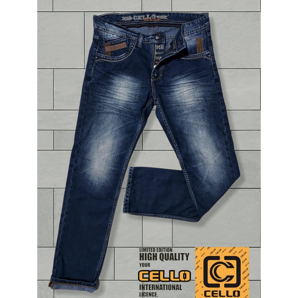 TERBARU Celana jeans Panjang Standar Celana Panjang Pria Original CELLO Kualitas Cardinal