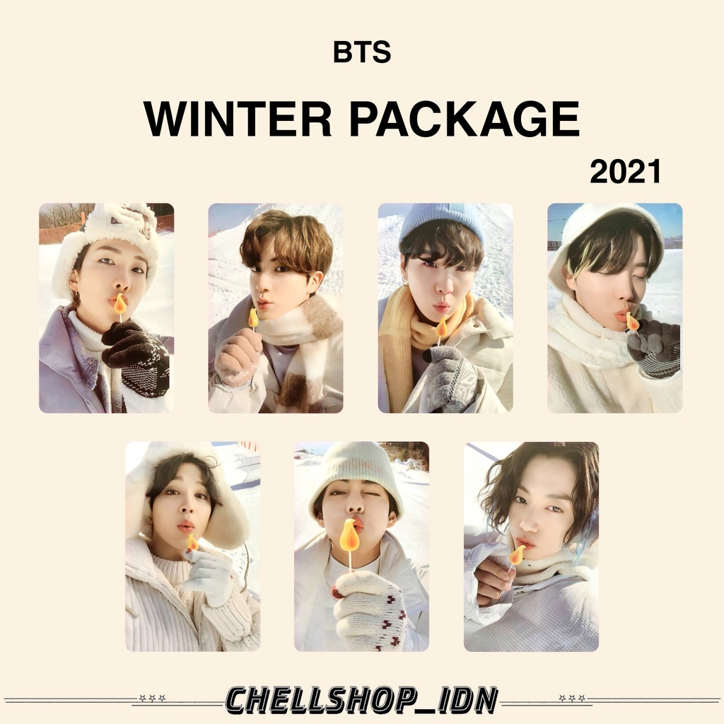 PHOTOCARD BTS WINTER PACKAGE 2021