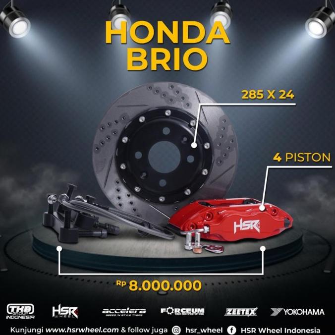 Big brake kit honda brio 4pot 285mm