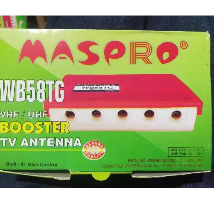 Special Price Booster Maspro Set Penguat Sinyal Antena TV Boster Atas Bawah Maspro