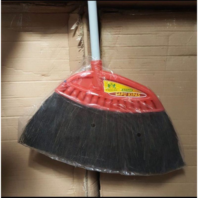 Sapu Ijuk 2 Macan Asli Kipas Besar-Kecil Sapu Lantai Premium Dua Macan Original