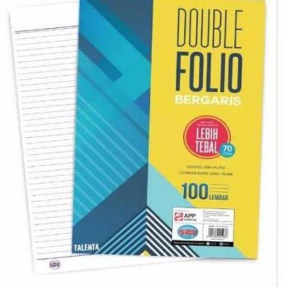 

Produk Terbaru DOUBLE FOLIO SIDU ISI 100 LEMBAR