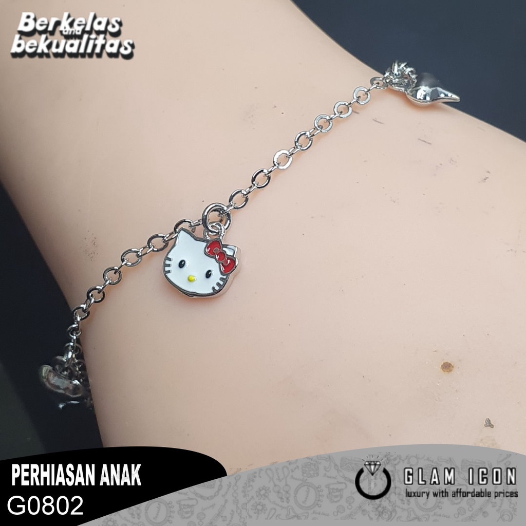 Gelang Anak Rantai Motif Karakter Elo Kiti G0802 GRAS