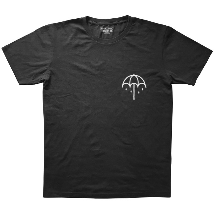 Kaos Band Bring Me The Horizon Umbrella Logo Pocket / Premium Distro Tshirt / Baju Musik Metal Rock 