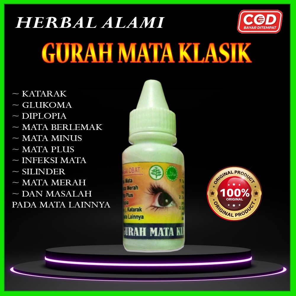 HERBAL GURAH MATA KLASIK | MENGATASI SEMUA MASALAH MATA | ORIGINAL PRODUK ALAMI DAN TIDAK PERIH