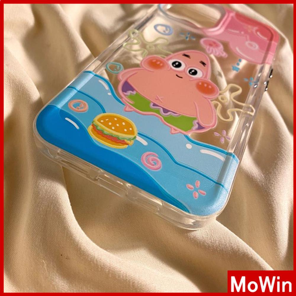 For iPhone 14 Pro Max iPhone Case Clear Case TPU Soft Case Plating Button Space Case Shockproof Cartoon Cute Compatible For For iPhone 13 Pro Max 12 Pro Max 11 Pro Max 7plus XR xs