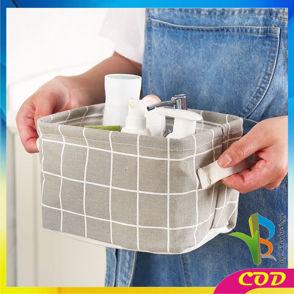 RB-C474 Desktop Storage Box Keranjang Penyimpanan Serbaguna / Tempat Perlengkapan Rumah Mini Box Organizer Multifungsi