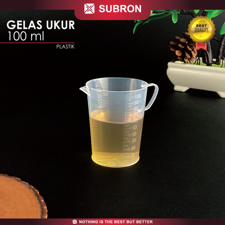 Gelas Ukur Plastik Gelas Takar Food Grad - SUBRON