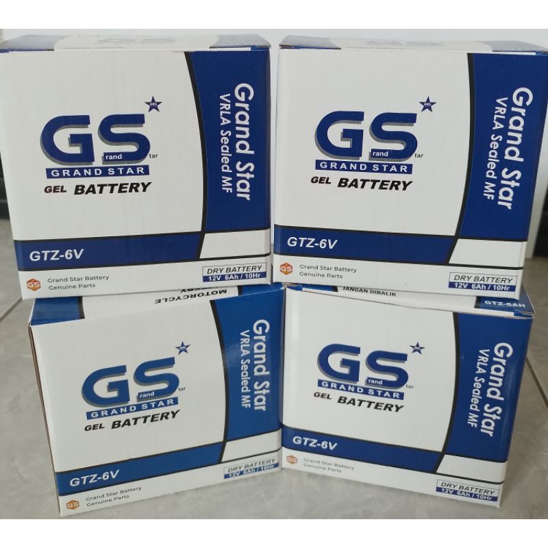 Aki kering GS Grand star,,Vario Led 150,Vario old 125,Satria fu 150,PCX 150,Sonic 150,CBR 150