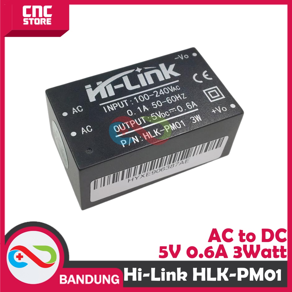 HI-LINK HLK-PM01 AC TO DC ISOLATED 5V 600MA 3 WATT