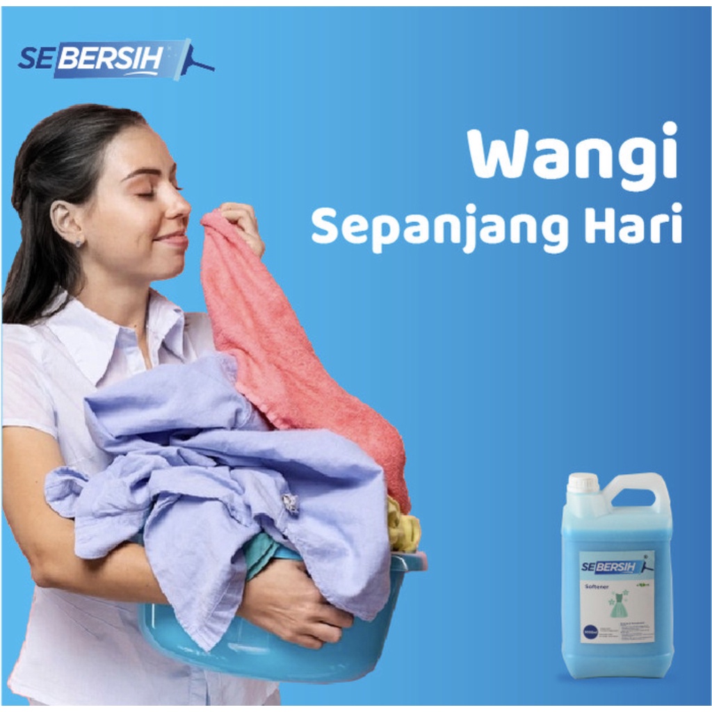 SEBERSIH Softener Pewangi Pelembut Pakaian 5 Liter Khusus Regular JNE
