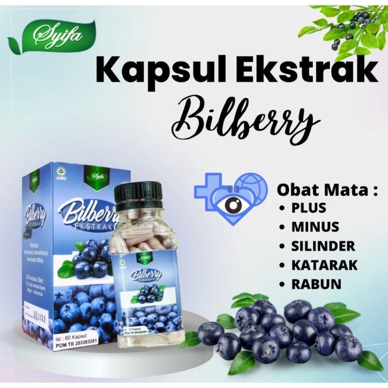 Kapsul Extrak Billberry - Kapsul Bilbery