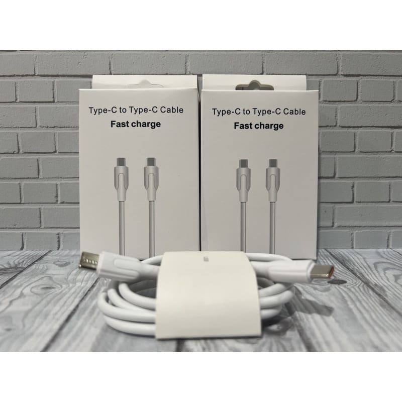 KABEL DATA TYPE C TO C KABEL CHARGER SAMSUNG DLL KUALITAS TERJAMIN BAGUS FAST CHARGING