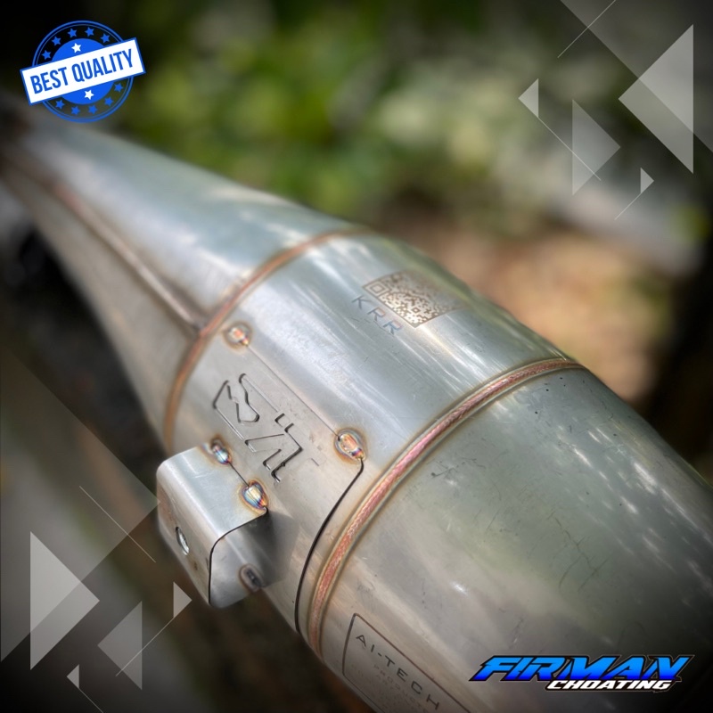 KNALPOT NINJA R RR BIG VOLUME STAINLESS STENLIS COBRA ORIGINAL AITECH