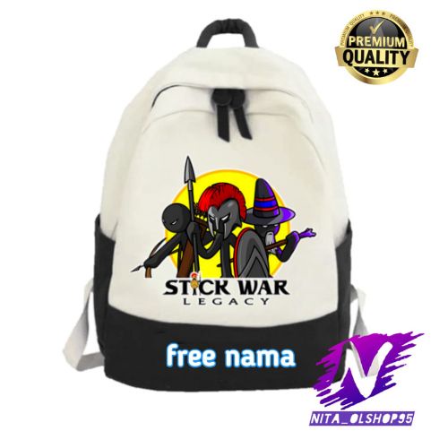 tas anak stickwar legacy game ransel sekolah