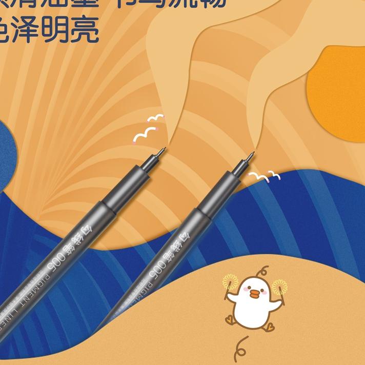 

Ready Banyak Deli Pigment Liner / Drawing Pen / Pulpen Spidol Gambar Dengan Klip Metal S591 S591A*