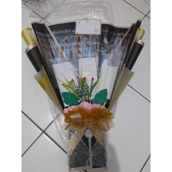 buket murah 15 slot cellophane/ spunbond/ buket uang/ buket kisong