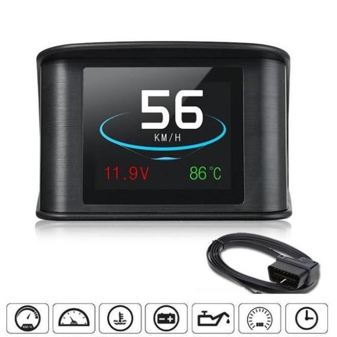 Display Obd/Hud Head Unit Display Mobil Obd2 On-Board Computer
