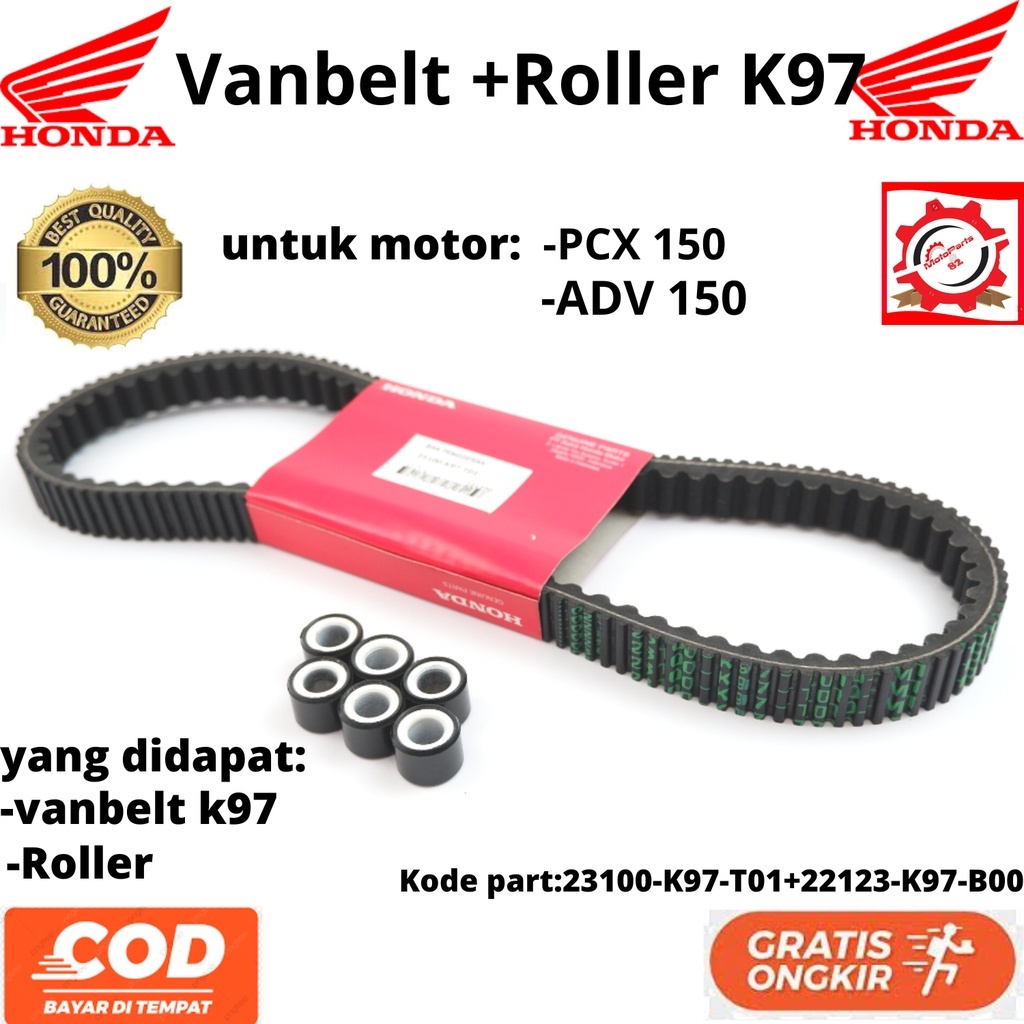 Vanbelt+Roller PCX 150 / Vanbelt+Roller ADV 150 / Vanbelt Pcx 150 / Vanbelt ADV 150 / Roller PCX 150