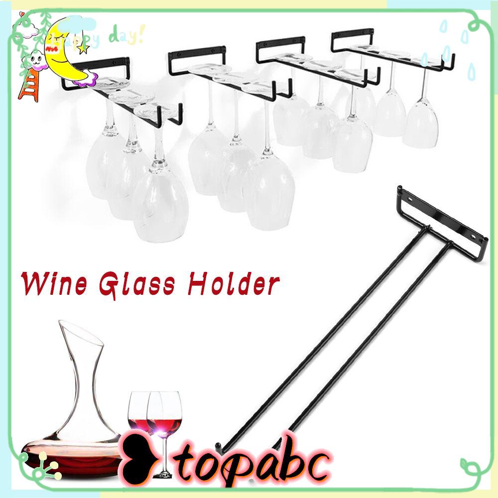 Top Holder Goblet Rak Bar Bawah Kabinet Display Dinding Goblet Storage