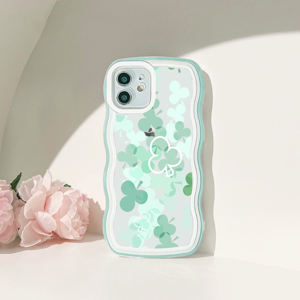 Casing TPU IPhone 13 PRO MAX 11 PRO 11 PRO MAX 12 12 PRO 12 PRO MAX X XR XS MAX 6 6S 7 8 + Motif Peach Heart