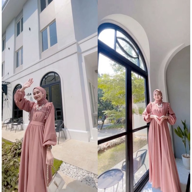 Layla dress wanita baju kondangan gamis remaja