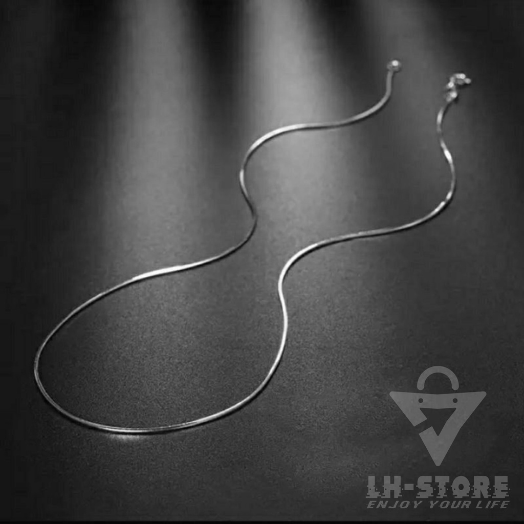 KALUNG PRIA/WANITA TERBARU LIONTIN DAUN ANTI KARAT DAN TIDAK LUNTUR