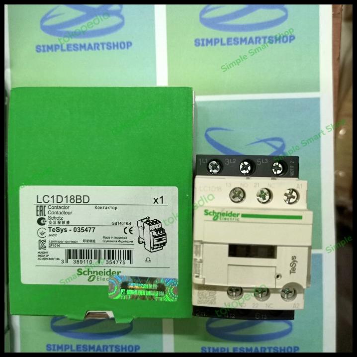 Promo Schneider Lc1D18Bd 24V Dc