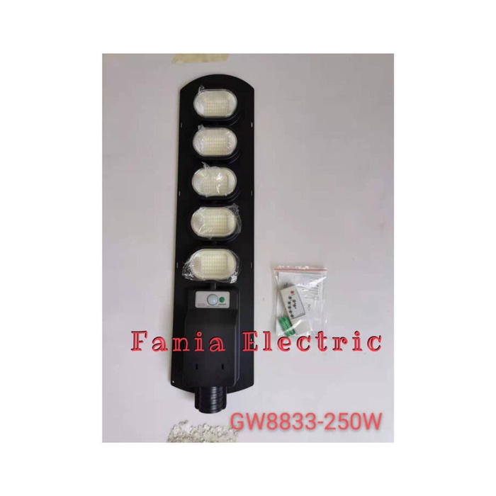 LAMPU JALAN LED SOLAR CELL 250WATT PJU TENAGA SURYA 250 WATT REMOTE