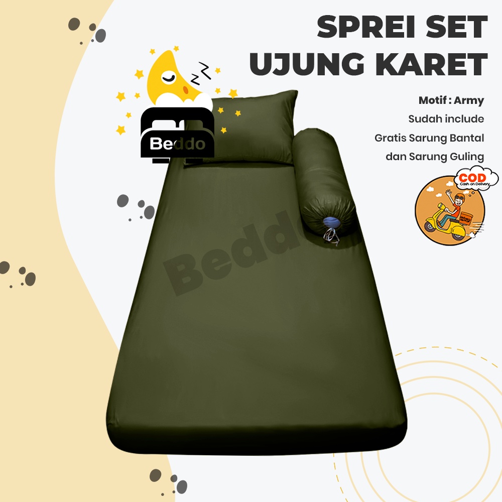 Sprei Single Polos - Sprei Sudut Karet