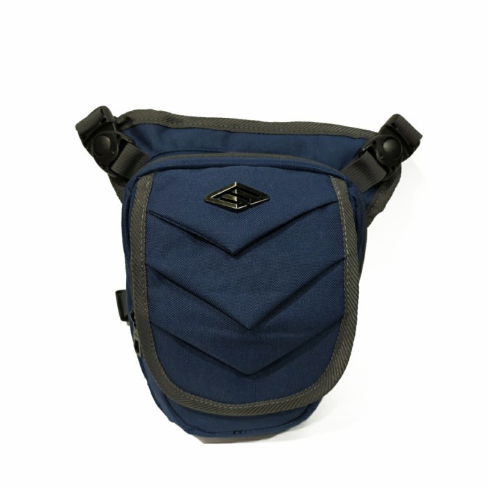 tas selempang pria  Tas paha selempang pria Blasted - Biru(C3Q4) Sling Bag Pouch Fashion Pria Best Q