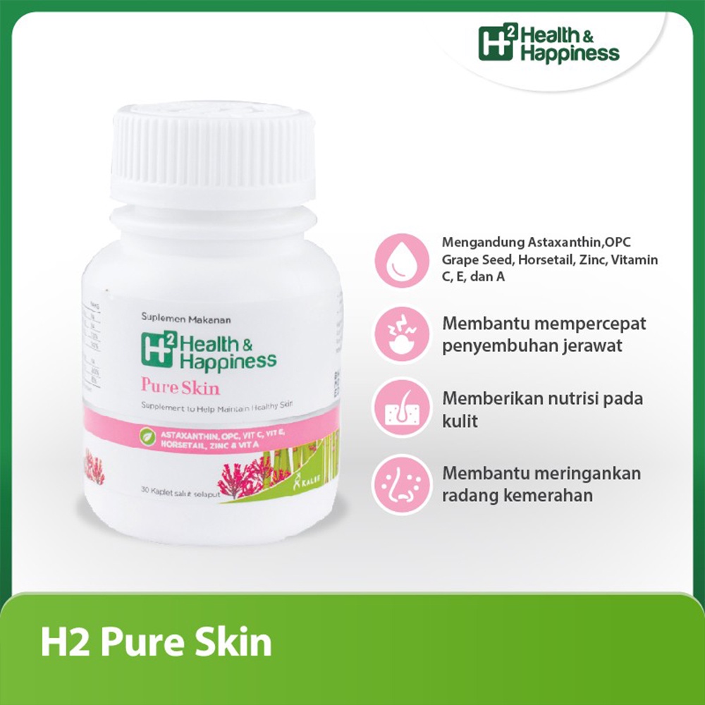 Health &amp; Happiness H2 Pure Skin - Suplemen Kesehatan Kulit