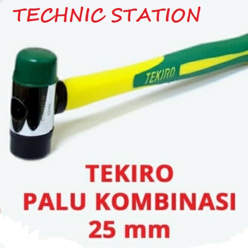 TEKIRO paku kombinasi 25mm palu karet palu plastik tekiro