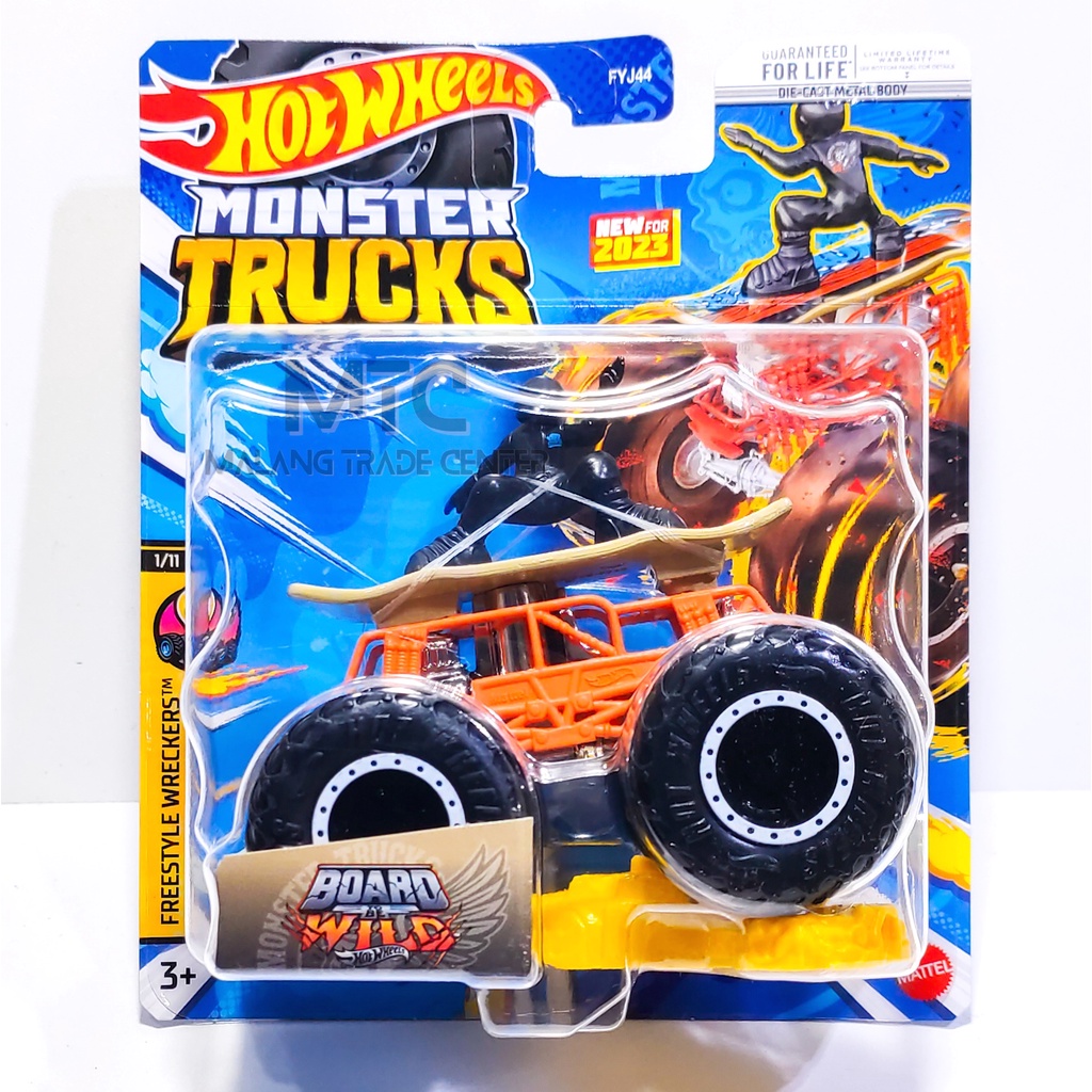 Hot Wheels Monster Trucks Board To Be Wild 932A 2023