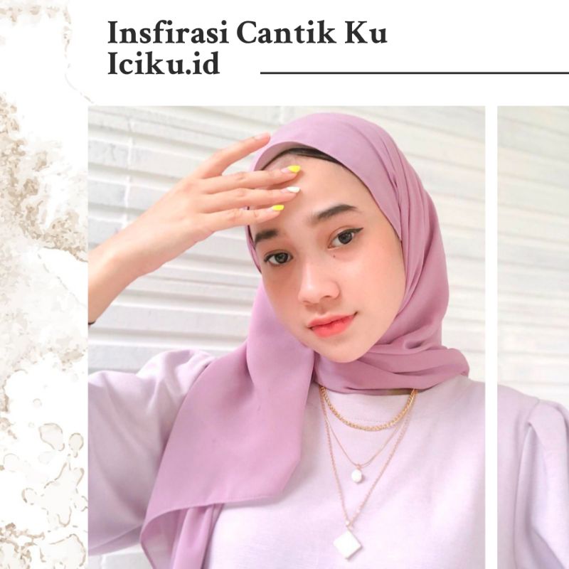 Kalung Wanita Rantai Anti Karat Simple Elegan Aksesoris Cewek Kekinian