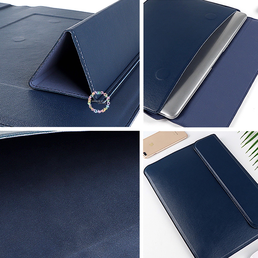 TAS SLEEVE CASE ENVELOPE BAG STAND LEATHER KULIT PREMIUM LAPTOP TOSHIBA HP ACER LENOVO WINDOW MACBOOK NEW AIR PRO M1 TOUCHBAR TOUCH ID PRO DVD 11 12 13 14 15